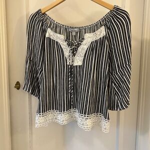 Crave Fame off shoulder top